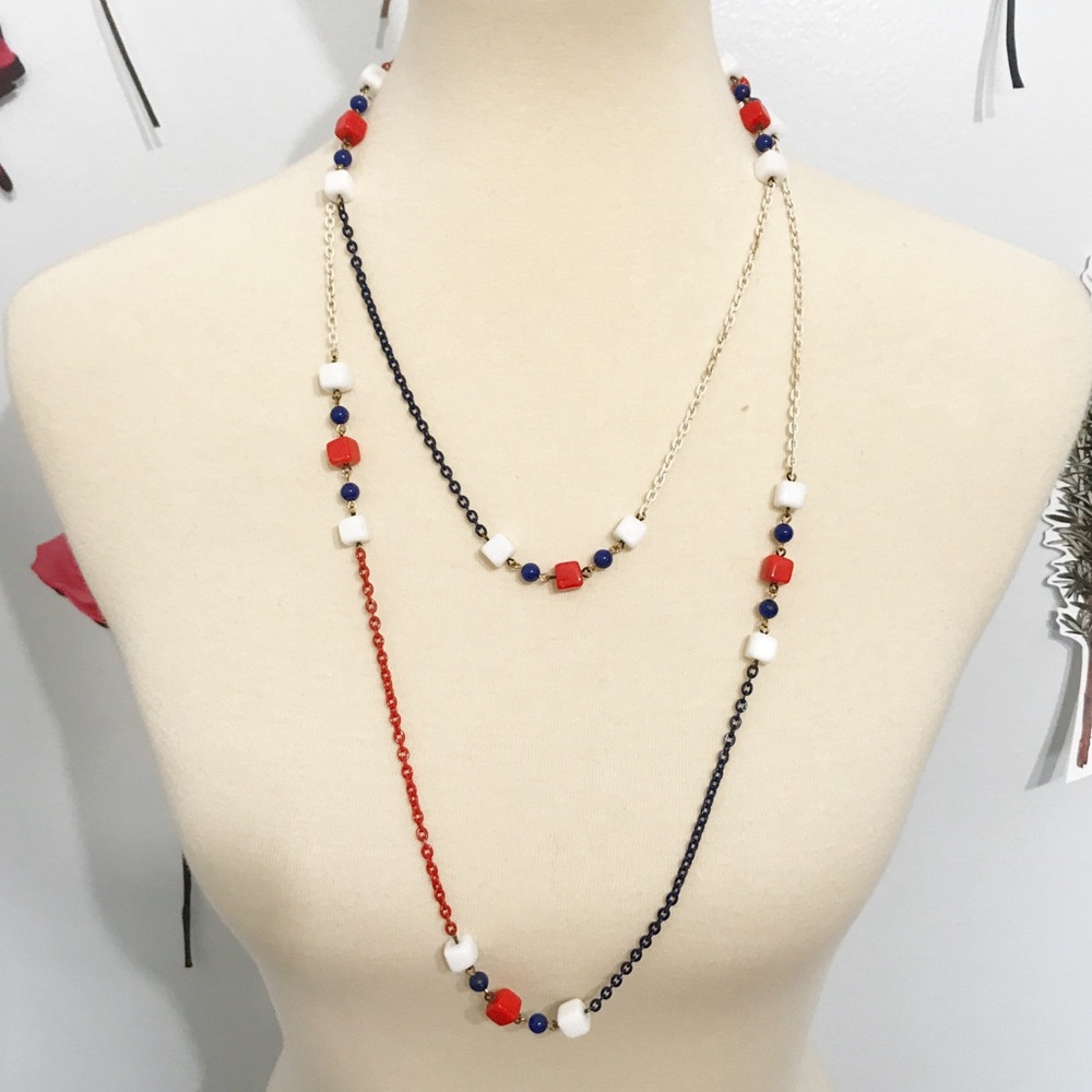 • Vintage • Patriotic Necklace